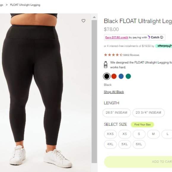 Girlfriend Collective FLOAT Leggings - Picture 1 of 5